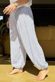 Made in Italy Harem Balloon Pant Pinstripe White /17 = ~